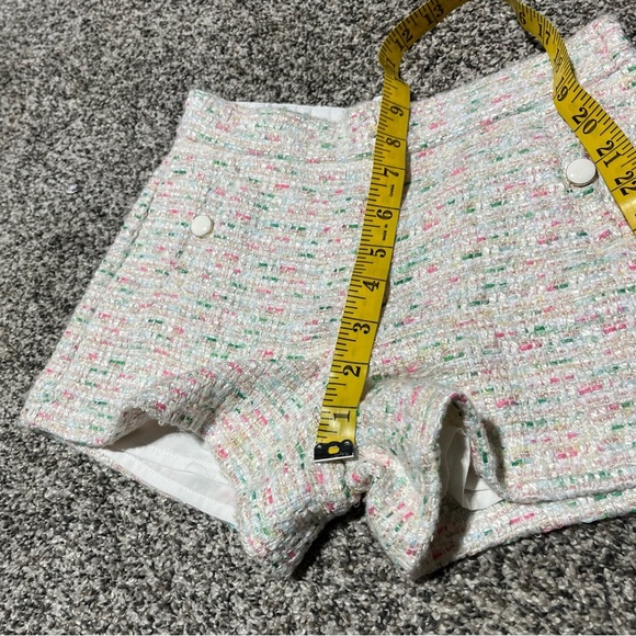 Janie and Jack Girls Boucle Adjustable Waist Fully Lined Shorts Size 8 Easter - Picture 4 of 11